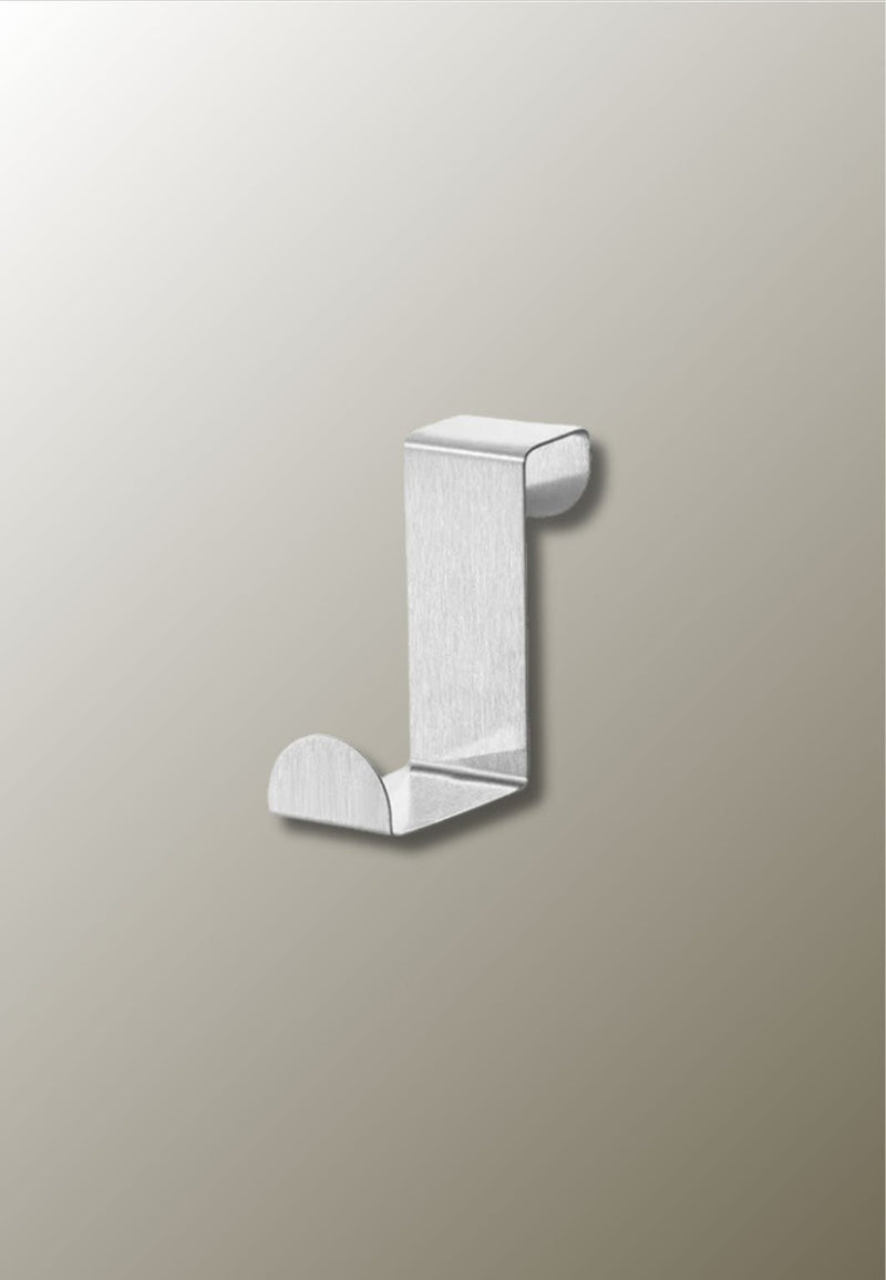 Patère de Porte en Acier Inoxydable Brossé, Crochet pour Porte ou Tiroir
